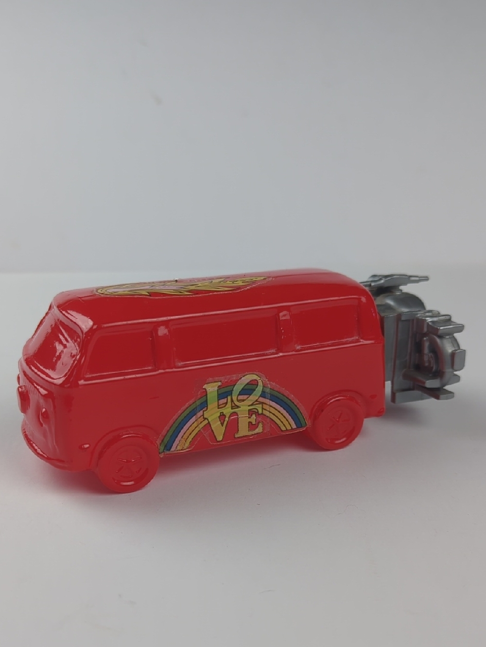 AVON Vintage Volkswagen Bus Aftershave Bottle With Motorcycle Top